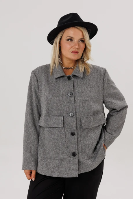 Жакет (пиджак) OVERYOU 225 серый #1