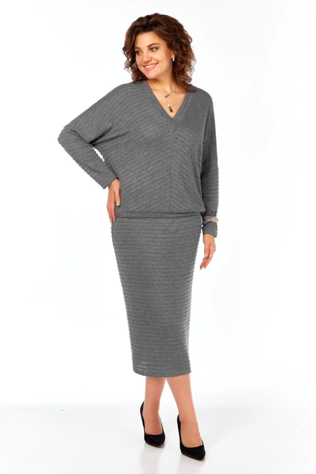 Юбочный костюм Bagira 1014 серый #1