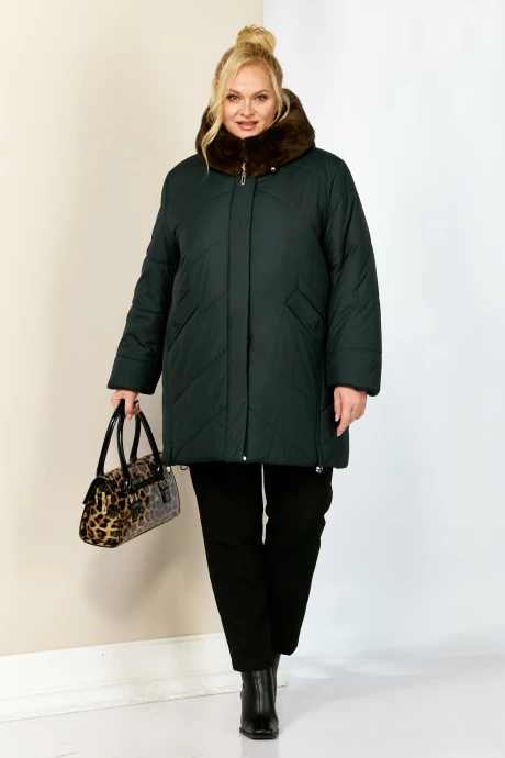 Стеганая куртка Shetti 2205 изумруд #1
