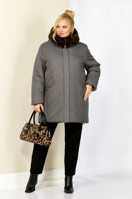 Стеганая куртка Shetti 2205 стальной #1
