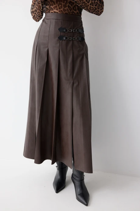 Юбка Люше 4223 коричневый #1