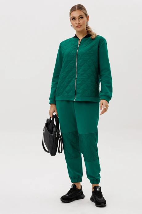 Брючный костюм Anastasia 1137.3 зеленый двойка #1