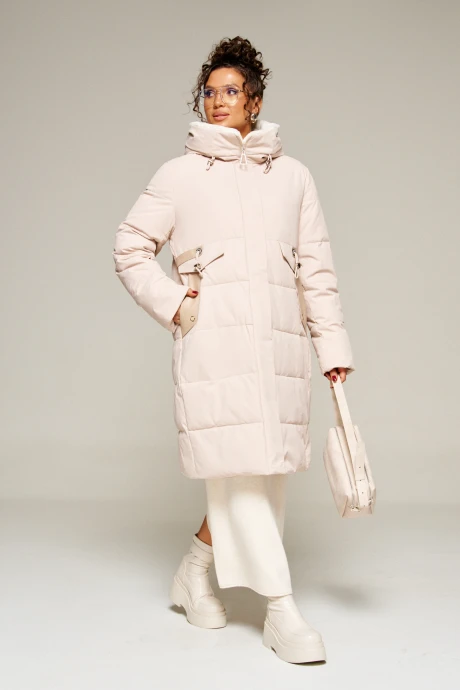 Пальто Beautiful&Free 8019 песочный #1