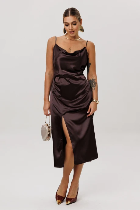 Платье Anelli 1586 Ореховый мокко #1