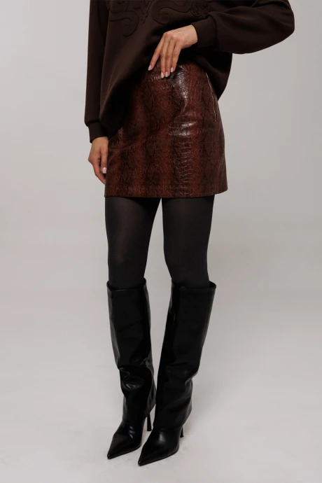 Юбка Buter 3216 коричневый #1