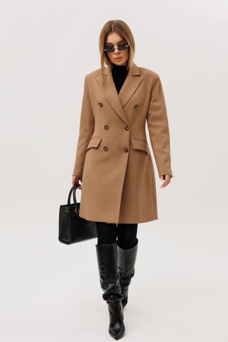 Платье AmberaStyle 1135-1 коричневый #1