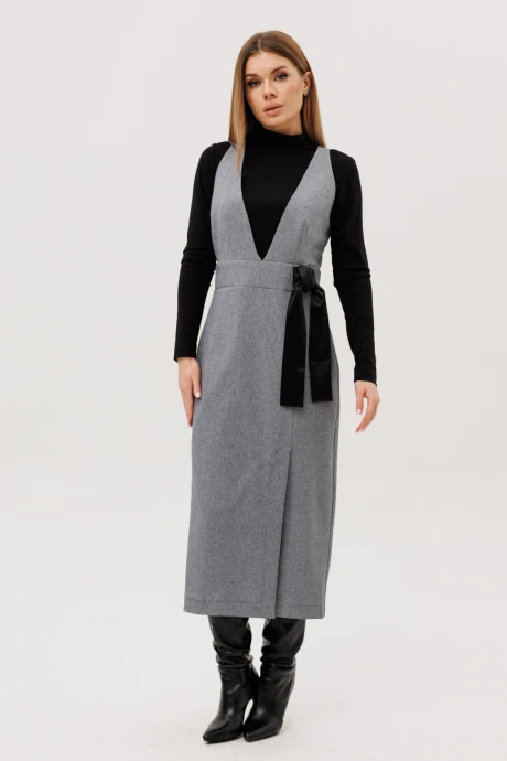 Сарафан AmberaStyle 1132-1 серый #1