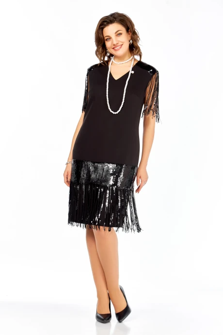 Платье Ольга Стиль 977 черный #1