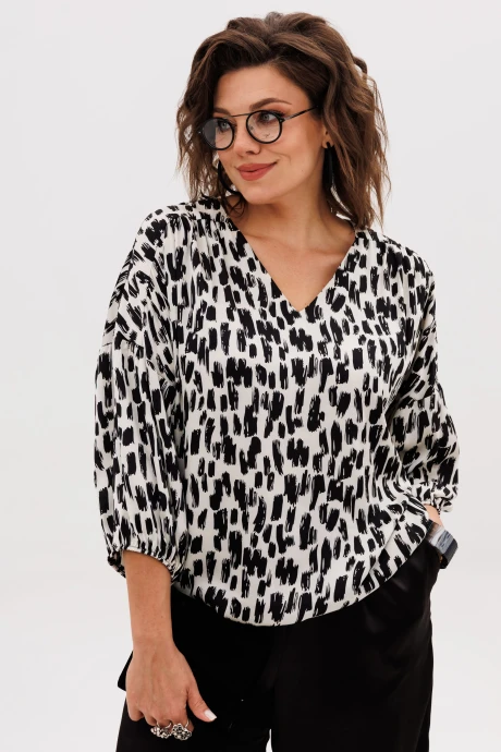 Блузка Anelli 1676.1 Сафари шелк #1