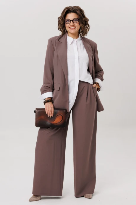 Брючный костюм Anelli 1742 Масала чай #1
