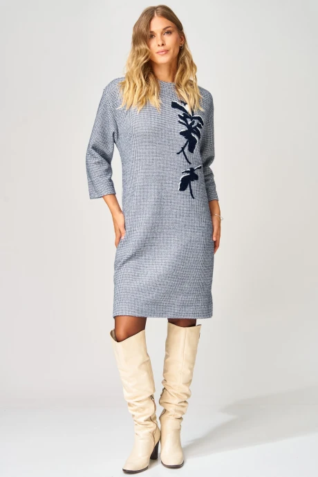 Платье LAIKONY 183 сине- белый #1