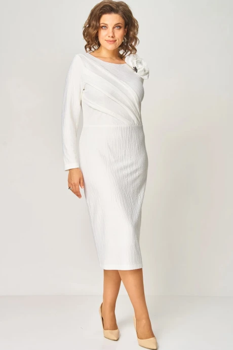 Платье Кокетка и К 1523-1 белый #1