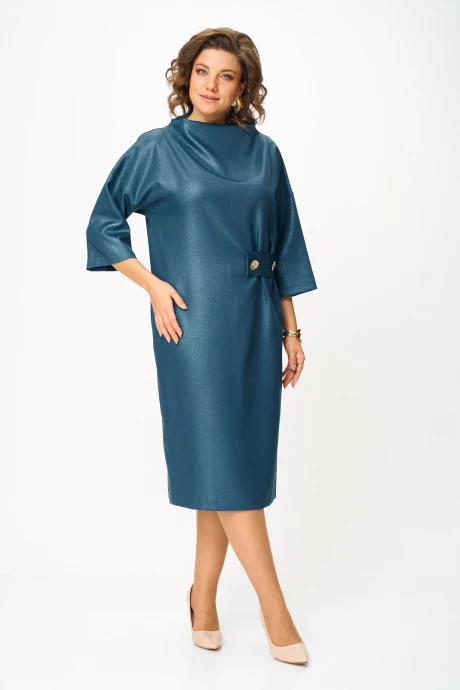 Платье Кокетка и К 1519-1 бирюзовый #1