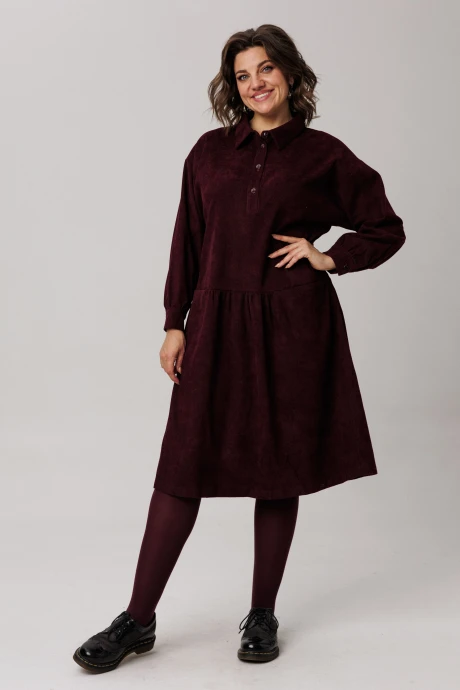 Платье Anelli 1730 Морозная вишня #1