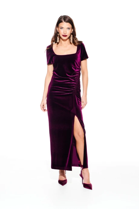 Платье ELLETTO 1109 баклажан #1