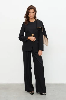 Брючный костюм KaVaRi 8053 черный двойка