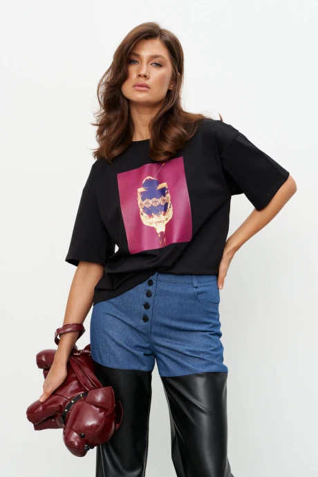 Футболка KaVaRi 4025 черный #1