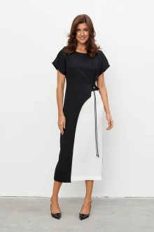 Платье KaVaRi 1134 черно-белый