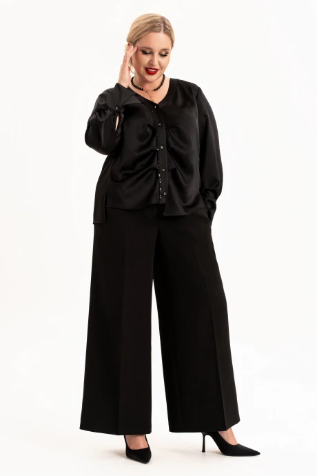Брючный костюм ALGRANDA (Novella Sharm) 4113 Черный двойка #1