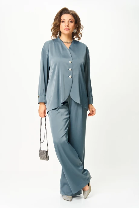 Брючный костюм AIRA style 24245 Индиго двойка #1