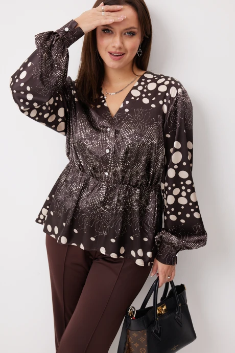 Блузка BegiModa 4146 Шоколад #1