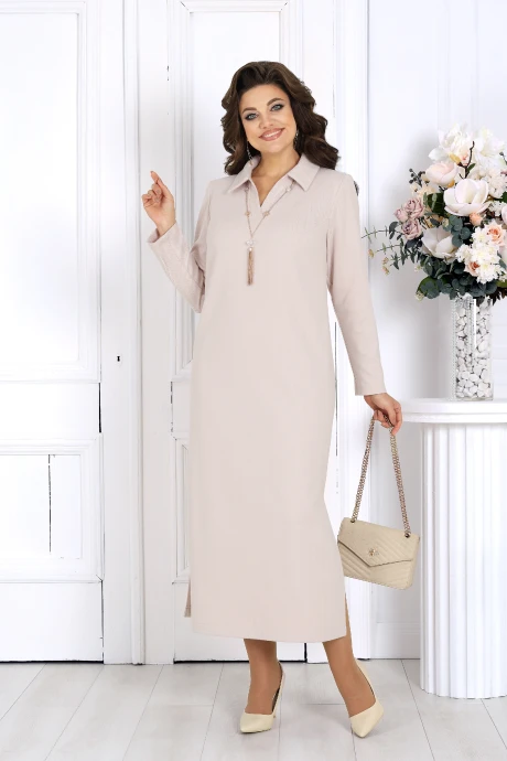Платье Нинель Шик 6009 песочный #1