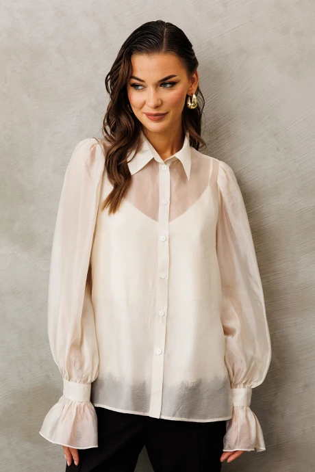 Блузка Buter 3131 сливочный #1