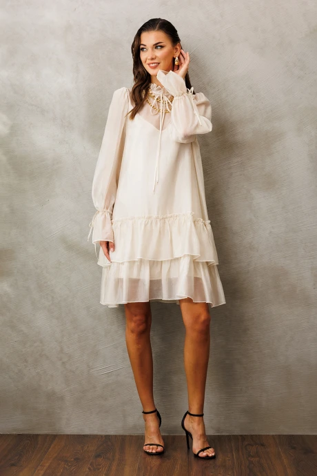Платье Buter 3226 сливочный #1