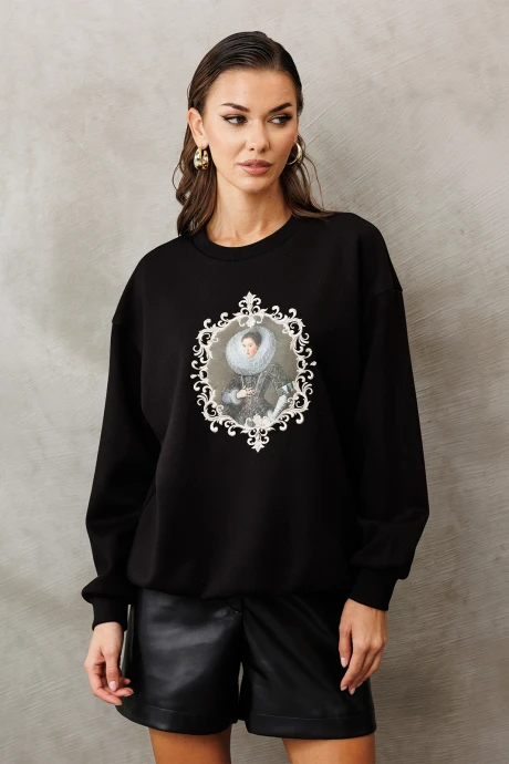 Джемпер (кофта) Buter 3231 черный #1