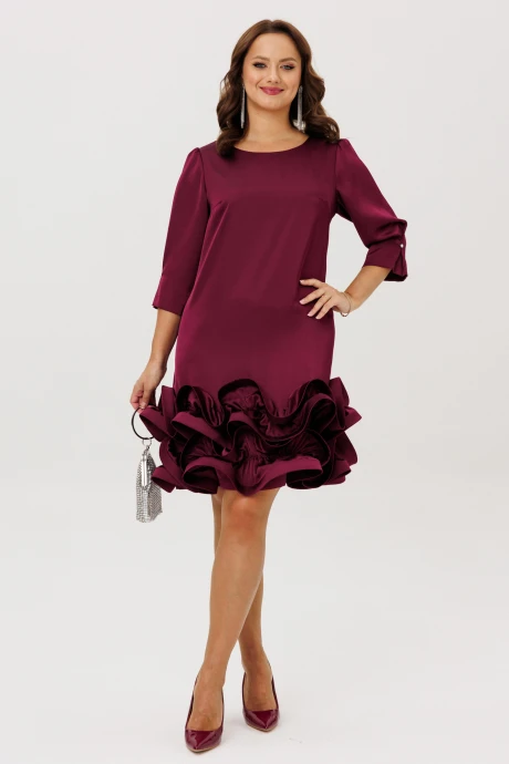 Платье Мублиз 291 бордо #1