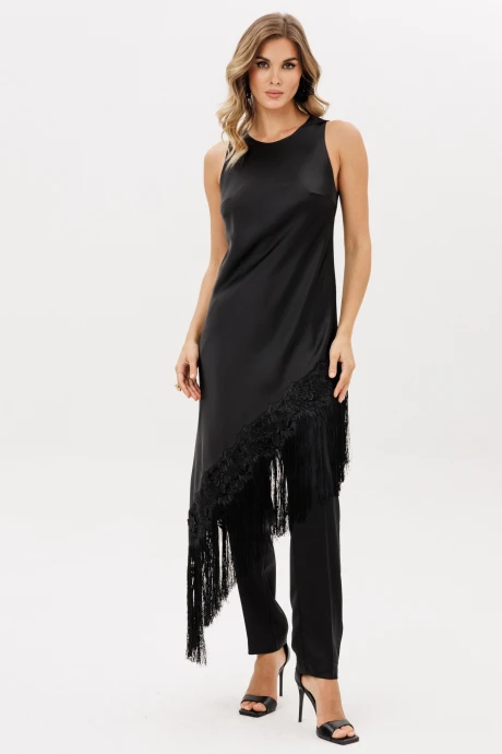 Костюм с платьем EOLA 3010 черный двойка #1