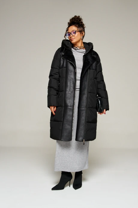 Пальто Beautiful&Free 8011 черный #1