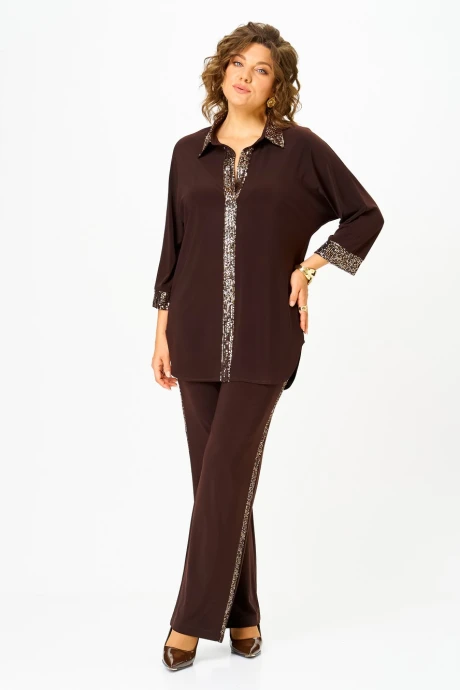 Брючный костюм Svetlana-Style 3017 шоколад #1