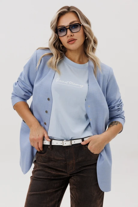 Жакет (пиджак) Ma Vie 703 Голубой #1