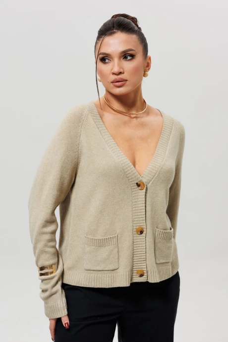 Джемпер (кофта) MisLana т103 светлая оливка #1