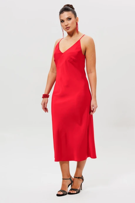 Платье MisLana 1158 красный #1
