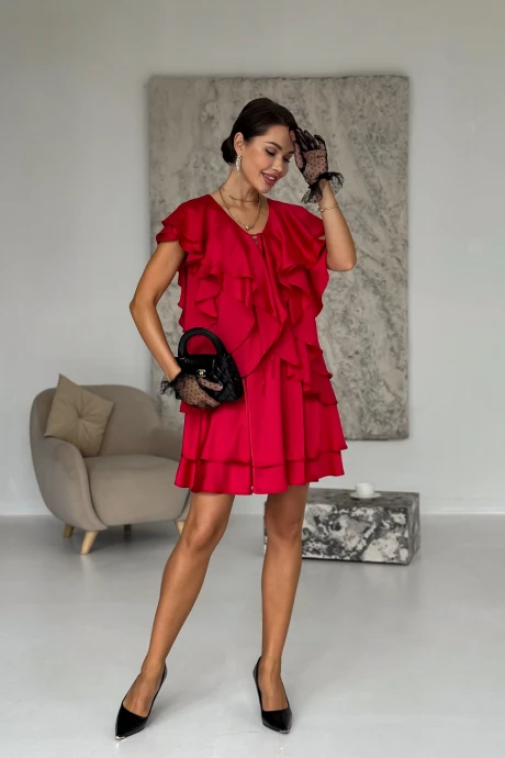 Платье Aura chic life 3314 красный #1