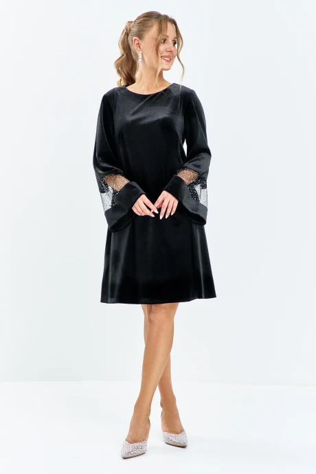 Платье Euromoda 659 черный #1