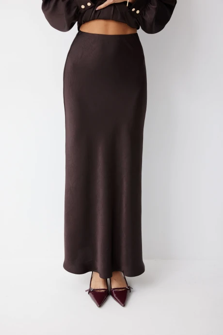 Юбка Люше 4238 коричневый #1