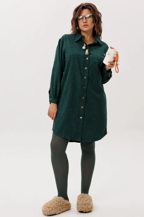 Платье Anelli 1771 Изумрудная_мягкость #1