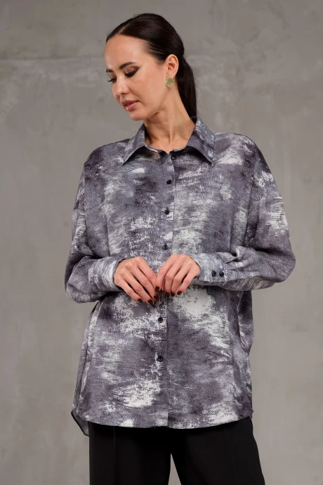 Блузка Erika Laurent 7076 серая #1