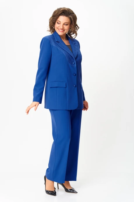 Брючный костюм Anastasia Mak 1297 василёк #1