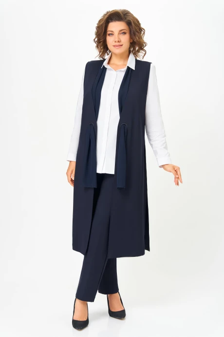 Брючный костюм Дали 5778.2 синий двойка #1