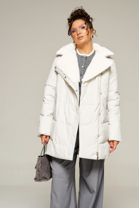 Пальто *Распродажа Beautiful&Free 8020 светло-серый #1