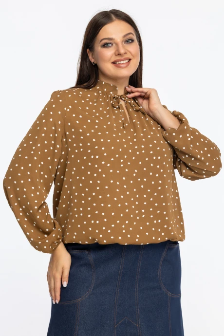 Блузка Avila 1001 светло-коричневый #1