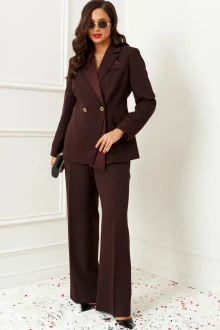 Брючный костюм Beautiful&Free 6405 шоколад двойка