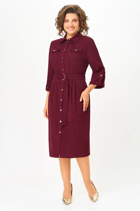 Платье Дали 3738 бордо #1