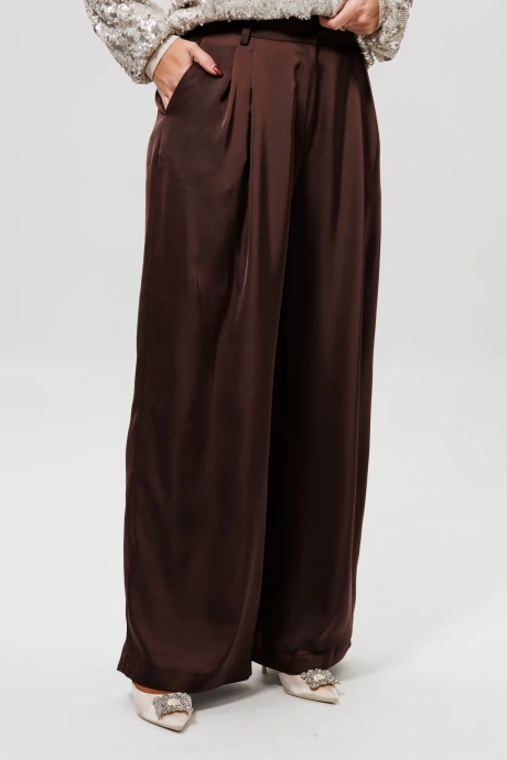 Брюки MisLana 1283 шоколад #1
