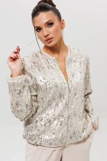 Жакет (пиджак) MisLana 1279 серебро