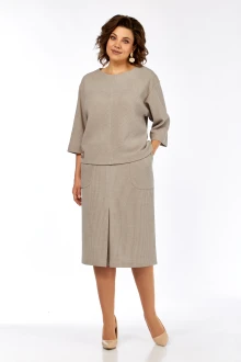 Платье Элль-стиль 2441 бежевый